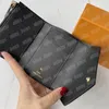 Portefeuilles Empreinte de luxe pour femme Designer Victorine Billfold femmes porte-carte carré sac à main V portefeuille pochette porte-carte 232A