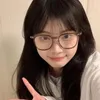 Occhiali da sole Coreani Trend Occhiali Frame Girl Ins No Makeup Plain Men Light Eyewear Cute Decorative Computer