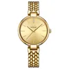 Wristwatches Women Bracelet Watch Japan Quartz Movement High Quality Simple 8.5mm Thin Luxury Stainless Steel Gold Waterproof Ladies Watches