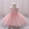 Girl Dresses Born Dress For Baby Girls First Birthday Party Flower Wedding Gown Princess Children Clothes