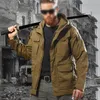 Men's Jackets Camouflage Coat Spring And Autumn Tactical Windbreaker Highquality Multifunctional Outdoor Waterproof Jacket 230202