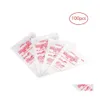 Ferramentas de pastelaria de panifica￧￣o 100pcs bolsa creme bolo descart￡vel PI PI Transparente Gelo Decorating Tool Drop Drop Garden Home Garden Kitchen Dining Dhnt5