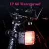 Bike s 120 Lumen IP66 Waterproof Cycling Headlight and Tail Light Sets for Bicycle 5 Gear Mode Smart Sensor Brake Lamp 0202