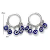 Dangle Chandelier Fashion Jewelry Turkish Symbol Evil Eye Earrings Blue Eyes Hoop Earring Drop Delivery Dh1E3