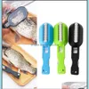 Autres accessoires de couteau Mtifunctional Fish Scale Rabot Outil Scaler Pêche Outils de nettoyage Cuisine Cuisine Accessoire Drop Delivery Dhjtb