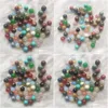 Pietra 8Mm Mix naturale Forma di sfera rotonda Senza fori Perline per accessori per gioielli Realizzazione di pezzi manuali all'ingrosso Decorazione domestica Regalo Dhgarden Dhayg