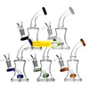 Heady Beaker Base Reting Bubbler med fast duschhuvuddiffusor