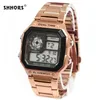 Wristwatches Brand Shhors Watches Men LED Digital Fashion Military Electronic Reloj Hombre Horloge Heren