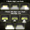 New Trend Cob Headlights Camping Lantern Outdoor Household Portable LED Headlight with Built-in 1200mah Battery USB Rechargeable Head Lamp