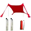 UV50 Stretch beach canopy shelters outdoor tent Beach Sun Shelter Portable with Sandbag Anchors and Pegs beach tents