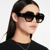 Solglasögon högkvalitativ designer Oregelbunden polygon Kvinnor utomhus Fashion Ladies Eyewear UV400 Skydd