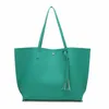 Abendtaschen Damentasche Große Kapazität Schulter Hohe Qualität Elegante Quaste Handtasche Damen Kunstleder Tote Femme