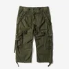 Men's Shorts Men's Shorts Casual Summer Camouflage Cotton Cargo Camo Short Pants Homme Without Belt Drop Shipping Calf-Length 022023H