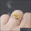 Обручальные кольца Хэллоуин Основной подарок тыква открыто кольцо Алиса в Стране Чудес для женщин Мужчины творческий прост в дизайне Оптовые ювелирные изделия OTDXM