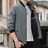 Herenjacks 2023 herfst winter verkopen casual zipper mannen jas honkbal kraag losse mannelijke jas hoge kwaliteit