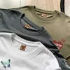 Camisetas masculinas masculinas t-shirt tee de manga longa vintage Tops G230202