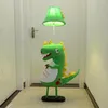 Lampade da terra Lampada da scrivania Dinosauro Comodino Camera da letto Dormitorio per ragazzi nordici Led Creativo Simpatico cartone animato per bambini
