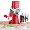 Köttkvarnar Food Processor Blender Vegetabilisk skär Rund Mandoline Slicer Potato Morot Grater Chopper Blades Kitchen Tool 230201