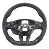 Acessórios para interiores do carro Roda de direção de fibra de carbono real para Ford Focus RS MK3 Substituição