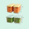 Förvaringsflaskor kök kylskåpslåda mat stor kapacitet grönsaksorganisation nyhållande låda hållare bricka