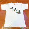 Męskie koszulki 2022ss slub bawełniane ludzkie t-shirt mężczyźni kobiety 1 1 Wysokiej jakości klasyczny trend kaczki spłaty moda harajuku krótkie koszulki g230202