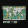 Mosaico Mapa Arte Bloco Modelo de Id￩ia Criativa S￩rie 11695pcs Bloco de constru￧￣o Brick Toys Kids Present Set Compatible Movie 31203