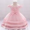 Girl Dresses Born Dress For Baby Girls First Birthday Party Flower Wedding Gown Princess Children Clothes