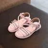 Meninas de moda garotas verão para menina elegante partido romano Sapatos de princesas infantis sandálias Flores Tamanho 26-36 CSH1425 0202