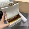 Shoulder Bags quality High Luxurys Designers Handbags Fashion women crossbody Handbag classic Fang Pangzi golden ball chain bag Clutch Totes ladies Purses Wallet