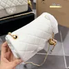 Shoulder Bags quality High Luxurys Designers Handbags Fashion women crossbody Handbag classic Fang Pangzi golden ball chain bag Clutch Totes ladies Purses Wallet