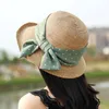 Wide Brim Hats Bow DOT Summer Women's Sun Protection Hat Straw