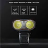 S USB -uppladdningsbar lampa 1000 Lumen Bicycle Lantern Super Bright LED -ficklampa för Cycling Front MTB Bike Light 0202