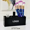 Compact Mirrors Eyebrow Tools & Stencils Acrylic Skin Care Products Lipstick Desk Storage Tray Box Cosmetics Dresser Gift