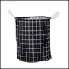 Opslagmanden opvouwbare waterdichte wasmand plaid vuile kleding wasszak speelgoed organizer kleding doos dbc drop levering home dheqg