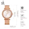 Wristwatches Shengke Silver Watches Women Crystal Ladies Quartz Watch 2023 SK Bracelet Montre Drop WristwatchesWristwatches Hect22