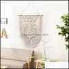 Tapestries Rame Wall Hanging Boho Decor For Apartment Dorm Baby Room Bedroom Nursery Above Bed Walls Art Decoration Drop Delivery Ho Dheyz