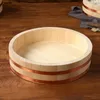 Sushi Tools Piood Hangiri Rice Mixing Tub Wooden Bowl Japanese Oke Including Wood Spoon 230201