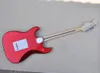 6 Strings Metal Red Guitar Guitar com Maple Artlebond SSS Pickups White Pickguard Customizable