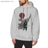Herrtröjor 2023 män samurai shouri sweatshirt hoodie hip casual hooded full tryck vanlig polyester cn (ursprung) standard