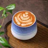 Koppar tefat 200 ml keramisk kaffekoppugnet byter hemmakontor dricksvatten tekopp mugg espresso bordsartiklar