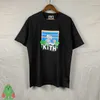 Herr t-shirts kith högkvalitativ tecknad digitaltryck kortärmad män kvinnor mus t-shirt g230202