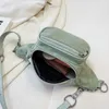 Fashion Lady midjeväska Fanny Pack Corduroy Casual and Phone Pack Chain Woman Crossbody Chest S Female Belt 230202