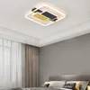 Światła sufitowe Nowoczesna dioda LED do sypialni jadalnia kwadratowy pierścień życiowe życiowe żyrandole lampy kuchenne Oprawy SHUTURIING