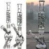 Abnehmbares Glas Wasser Bongs Downstamm Perc Glass Bubbler Wasserreife Einfrierbare Spulen -Dab Rigs Rauchen Rohr Shishs Eisfänger