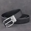 Cinturones de alta calidad Moda Cinturón de hombre Cuero Coreano Pin Hebilla Tendencia juvenil Negocios Ocio Diseño de golf salvaje 2436