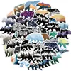 50Pcs Grizzly Bear Stickers with Mountains, Rivers, Sun, Moon and Stars AZ219