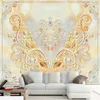 Wallpapers Custom Murals Wallpaper 3D Stereo Black Simple Jewelry Diamond Pearl Flower European Style Living Room TV Background Wall Papers