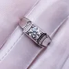 Кластерные кольца реальное кольцо мойассанита для мужчин 1CT Цвет Голубой розовый желто -зеленый голубое белый бриллиант драгоценный камень S925 Серебро не регулируется