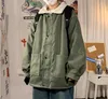 Herr ner plus size lossa parkas kappa avslag krage lammväg foder varmt utkläder casual m28