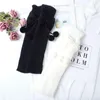 Women Socks Lolita Boots Cover Solid Color Autumn Winter Women's Bows With Ball Foot Knitted Wool Middle Tube